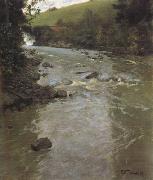 Frits Thaulow The Lysaker River in Summer (nn02) Sweden oil painting reproduction